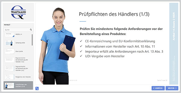 Prüfpflichten des Händlers - Online Schulung Händler