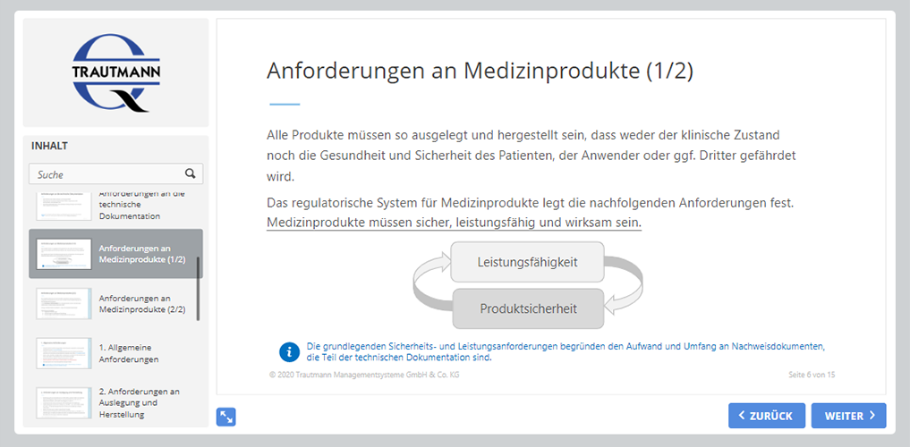 Anforderungen an Medizinprodukte? - Online Schulung MDR