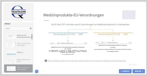 Wann ist die neue Medizinprodukteordnung gültig? - Online Schulung Medizinprodukteberater