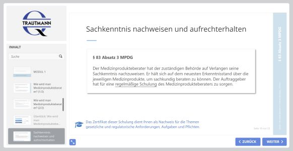 Wie oft muss ein Medizinprodukteberater geschult werden? - Online Schulung Medizinprodukteberater