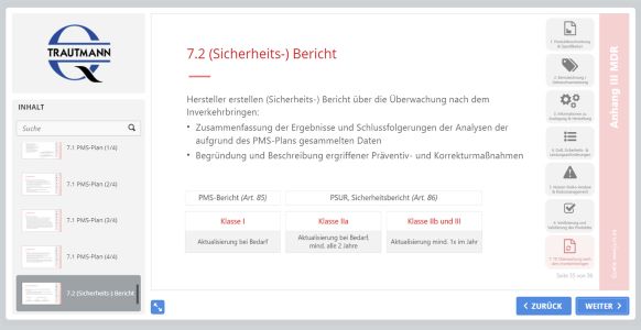 (Sicherheits-) Bericht - Online Schulung Technische Dokumentation