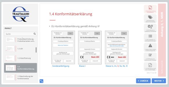 Konformitätserklärung - Online Schulung Technische Dokumentation